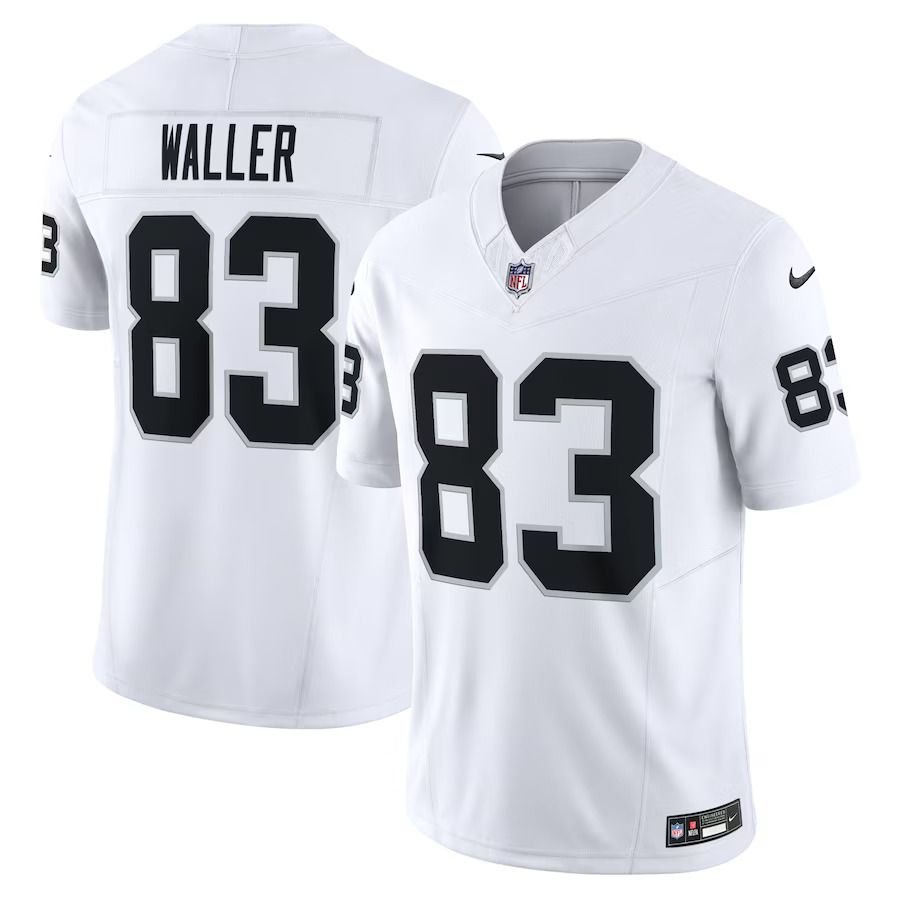 Men Las Vegas Raiders 83 Darren Waller Nike White Vapor F.U.S.E. Limited NFL Jersey